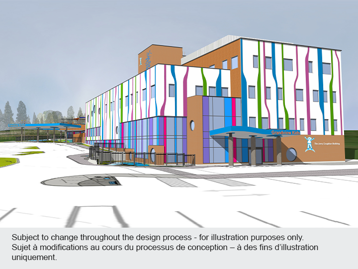 Artistic Rendering of Grandview Children's Centre - Exterior