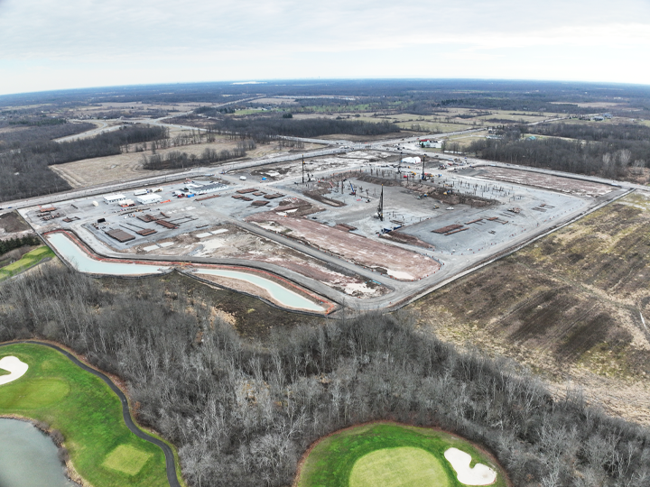Aerial View of the South Niagara Hospital Site